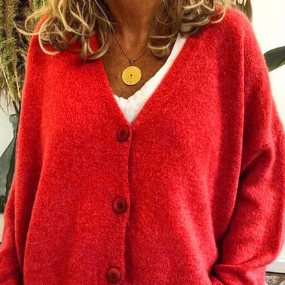 Diana Women's Black Cardigan | Cozy V-Neck, Versatile Layering 14