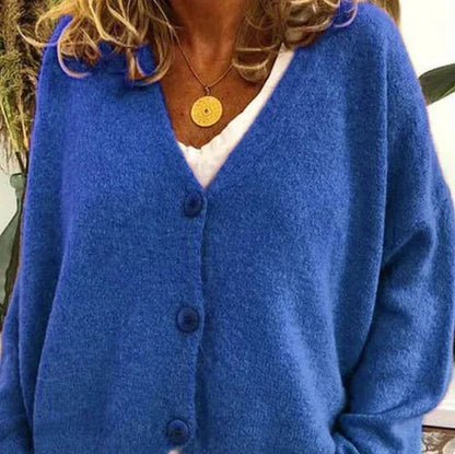 Diana Women's Black Cardigan | Cozy V-Neck, Versatile Layering 8