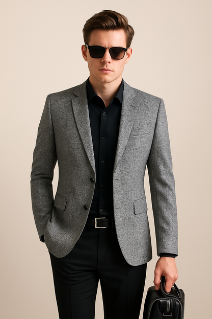 Dorian Men's Slim Blazer Jacket | Lightweight Spring Style, Casual 0