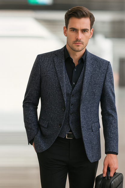 Dorian Men's Slim Blazer Jacket | Lightweight Spring Style, Casual 1