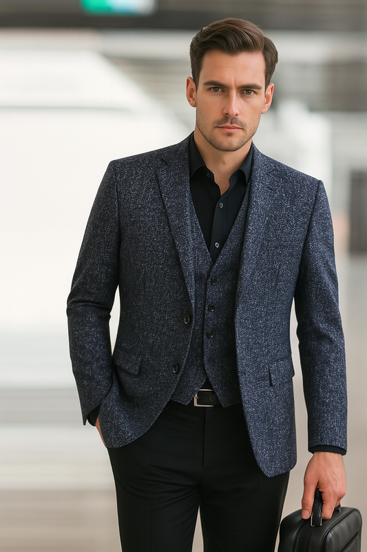 Dorian Men's Slim Blazer Jacket | Lightweight Spring Style, Casual 1