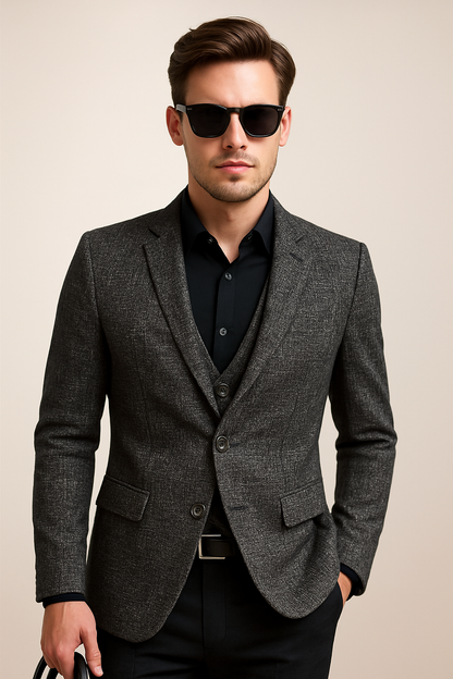 Dorian Men's Slim Blazer Jacket | Lightweight Spring Style, Casual 2