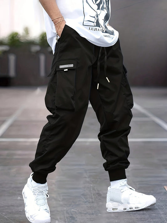 Dylan Men's Cargo Jogger Pants | Relaxed Fit with Side Pockets 0