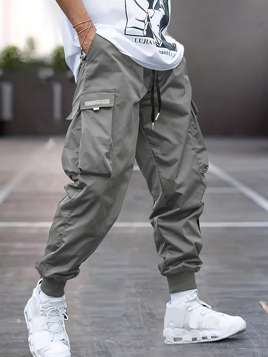 Dylan Men's Cargo Jogger Pants | Relaxed Fit with Side Pockets 1