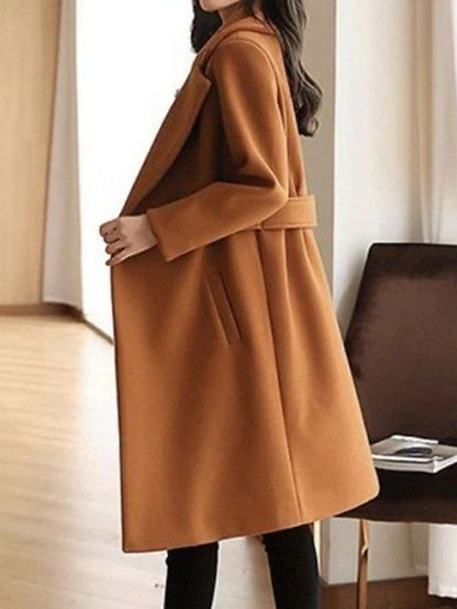 Eleanor Women's Trench Coat | Structured Silhouette, Wide Notched Lapel 1