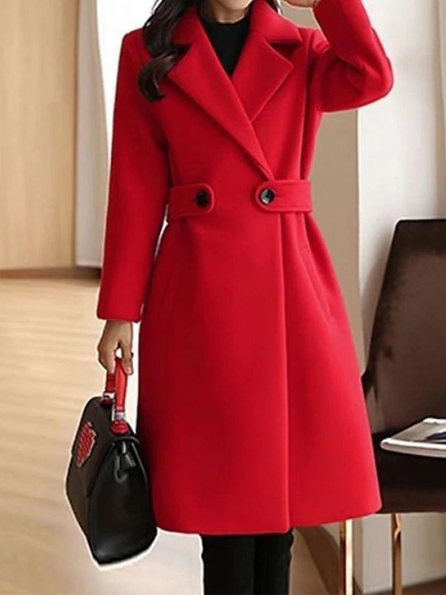 Eleanor Women's Trench Coat | Structured Silhouette, Wide Notched Lapel 5