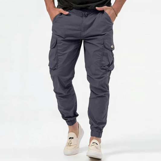 Eli Men's Cargo Pants | Relaxed Fit with Drawstring Waist 0