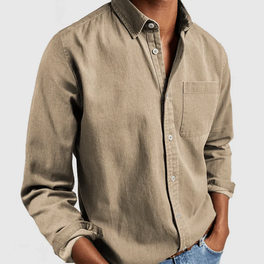 Eli Men's Long Sleeve Shirt | Timeless Design, Versatile Style 1