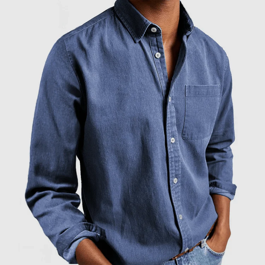Eli Men's Long Sleeve Shirt | Timeless Design, Versatile Style 2