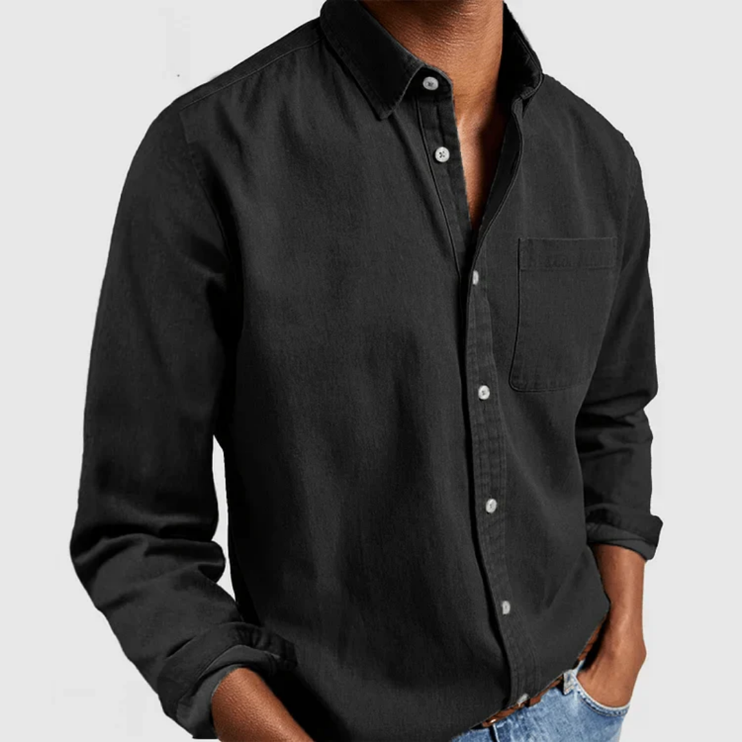 Eli Men's Long Sleeve Shirt | Timeless Design, Versatile Style 4