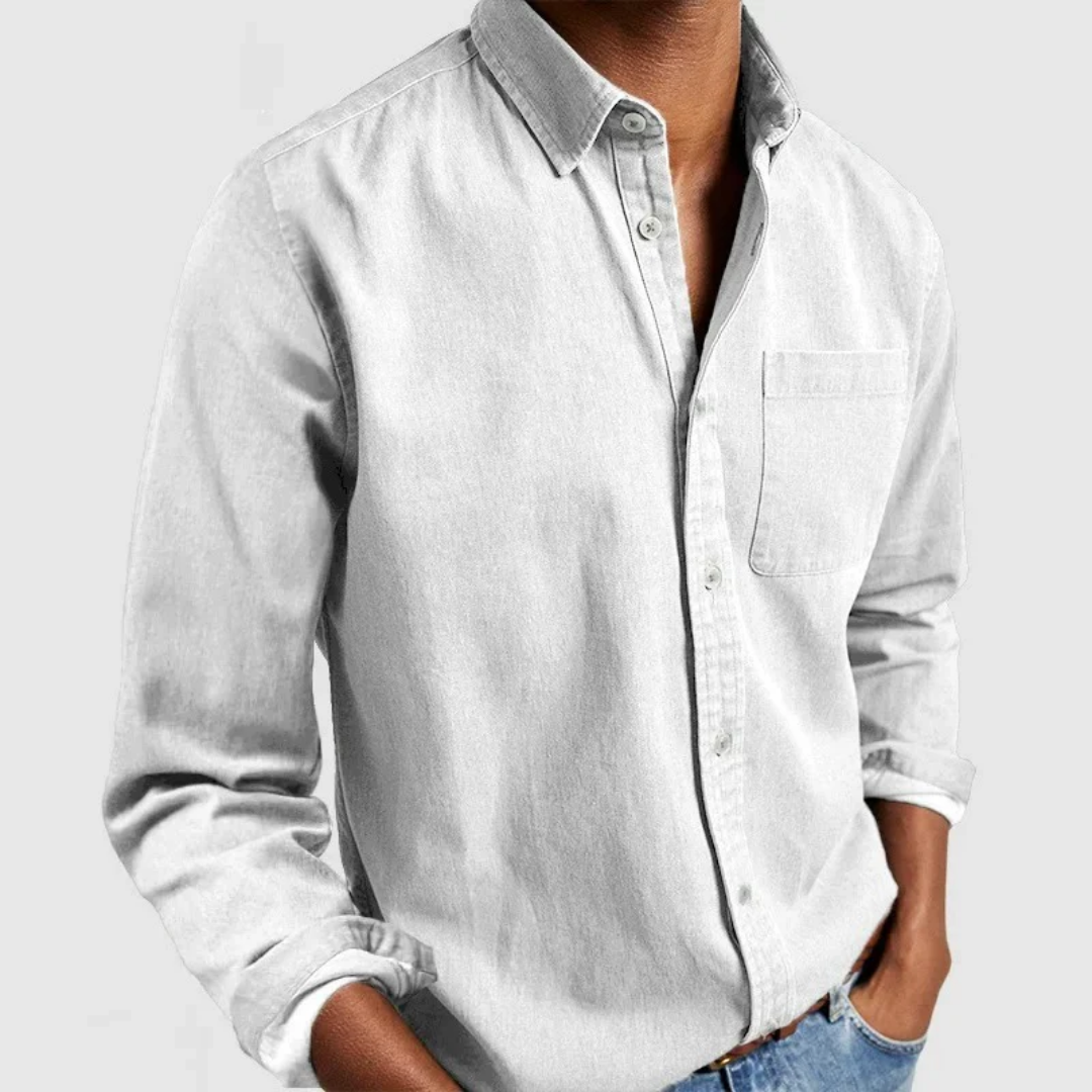 Eli Men's Long Sleeve Shirt | Timeless Design, Versatile Style 6