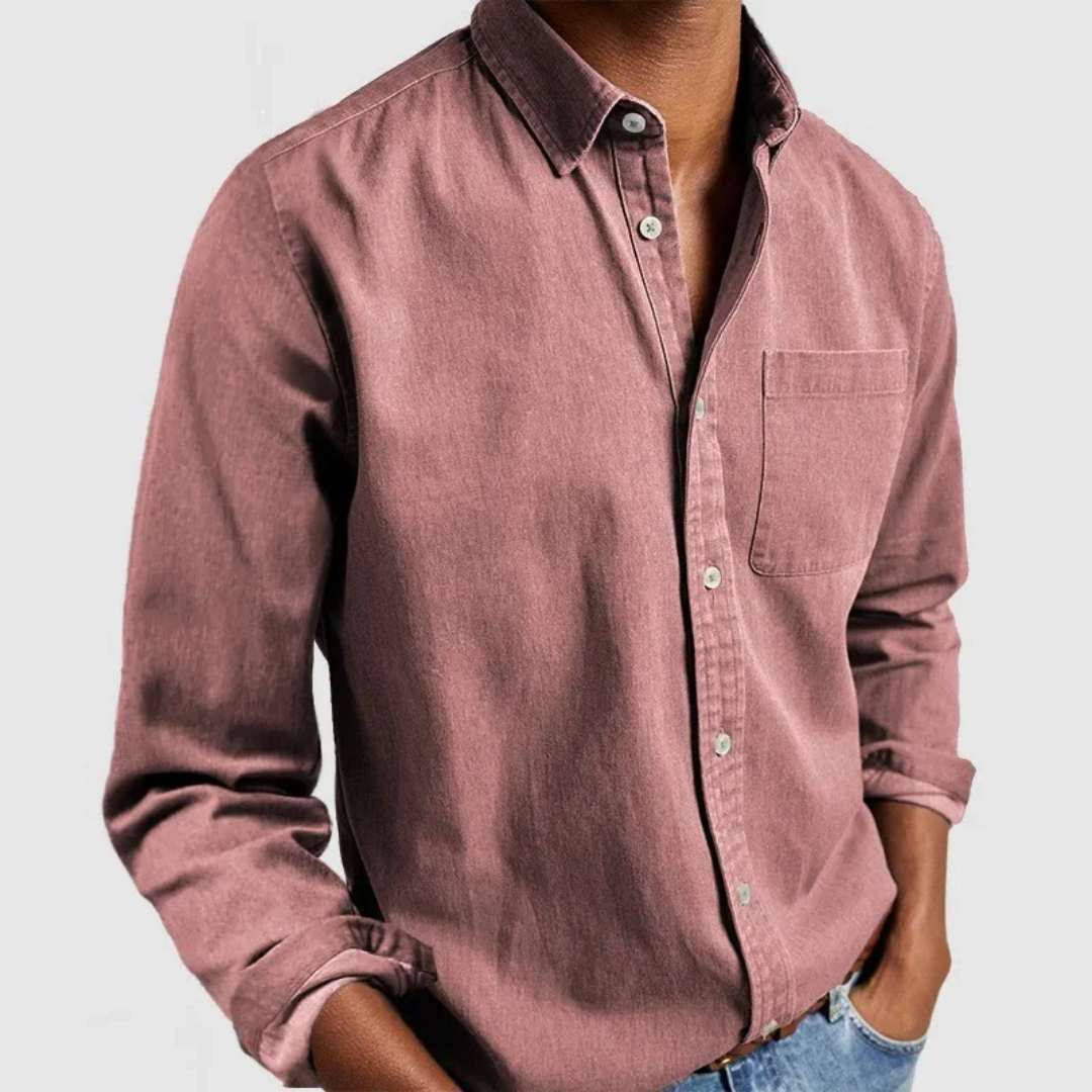 Eli Men's Long Sleeve Shirt | Timeless Design, Versatile Style 7