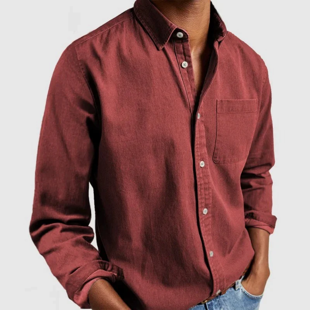 Eli Men's Long Sleeve Shirt | Timeless Design, Versatile Style 8