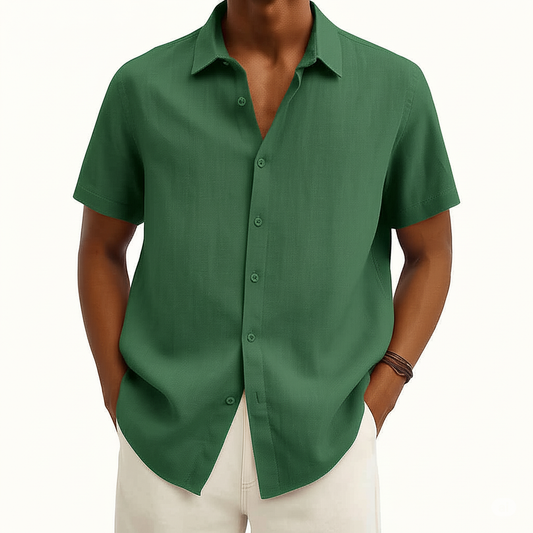 Eli Men's Short Sleeve Shirt | Classic Fit, Versatile Style 0