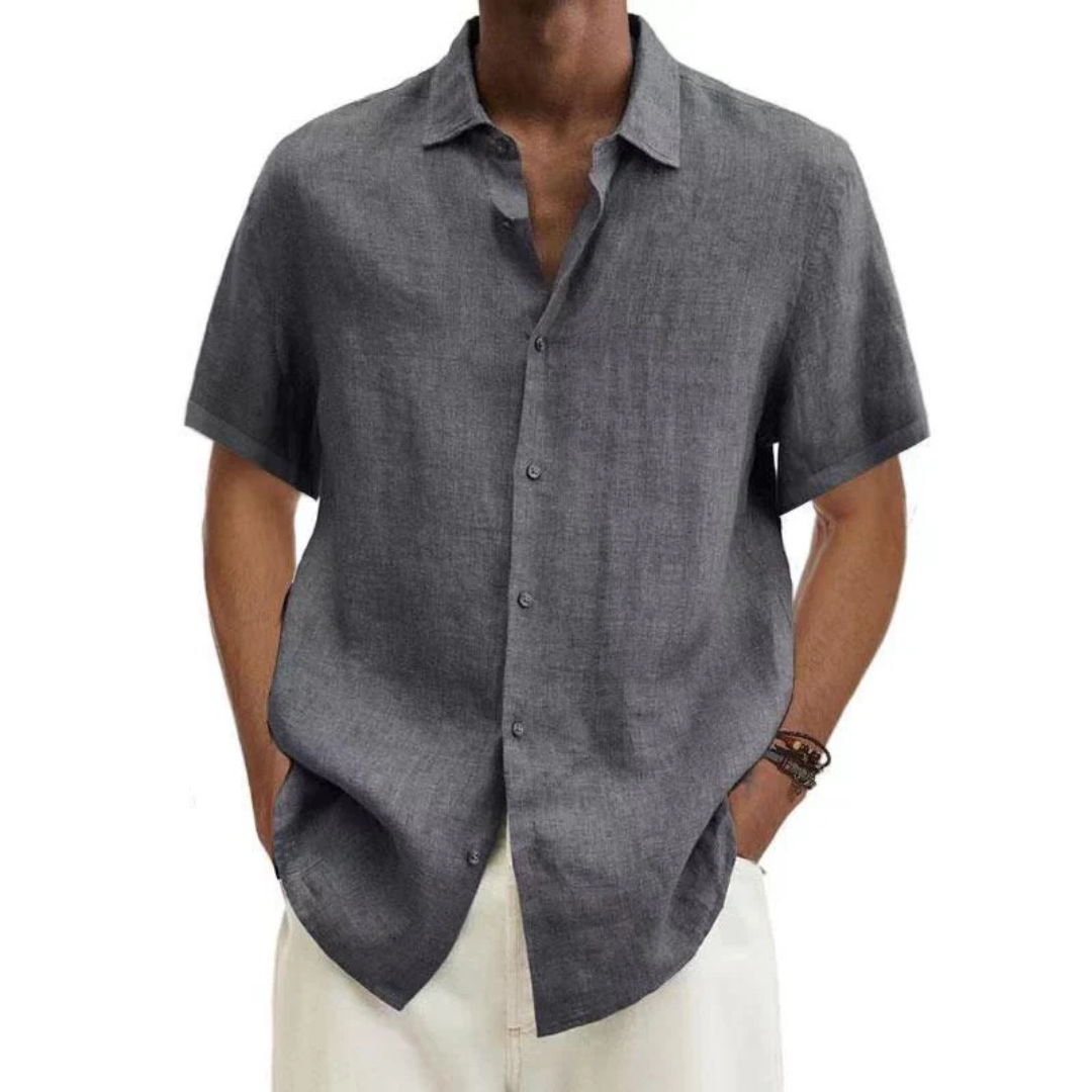 Eli Men's Short Sleeve Shirt | Classic Fit, Versatile Style 3