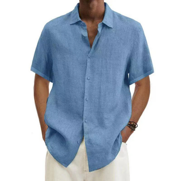 Eli Men's Short Sleeve Shirt | Classic Fit, Versatile Style 4