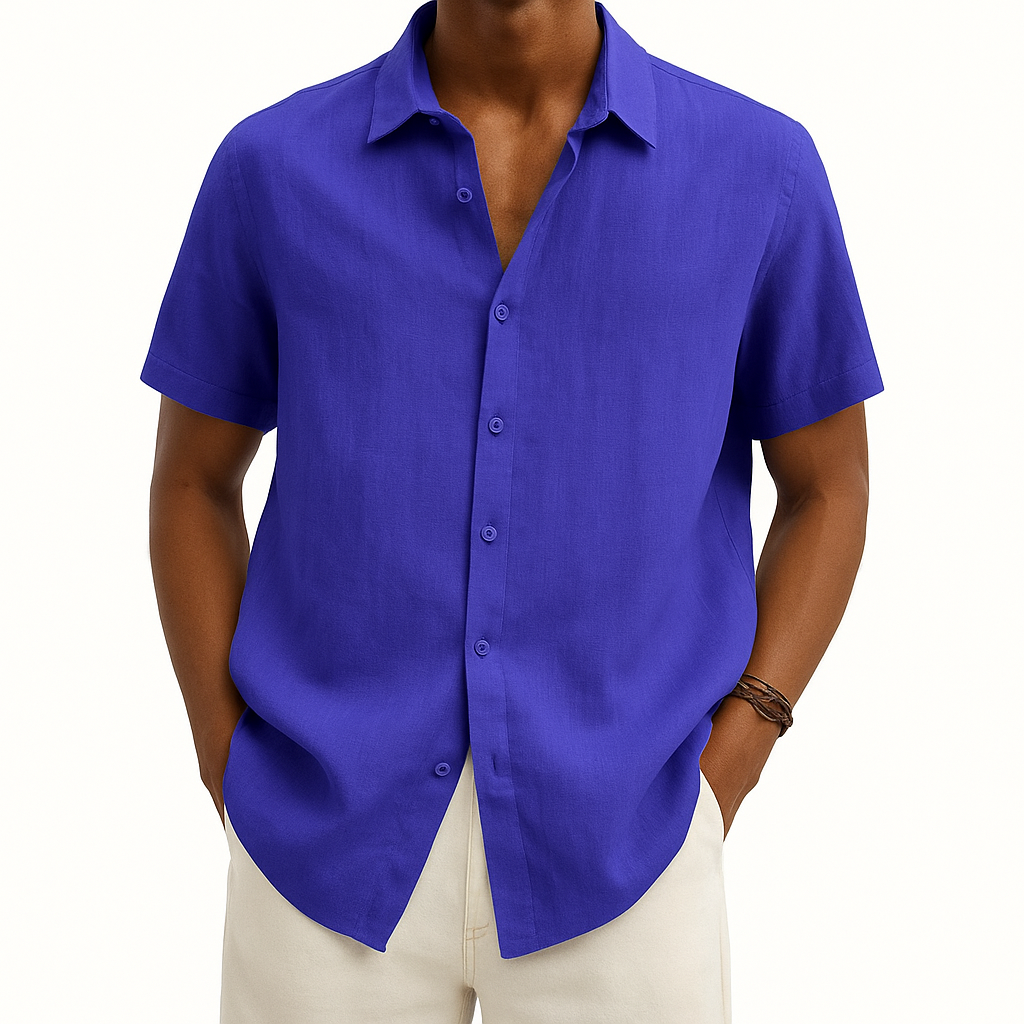 Eli Men's Short Sleeve Shirt | Classic Fit, Versatile Style 8