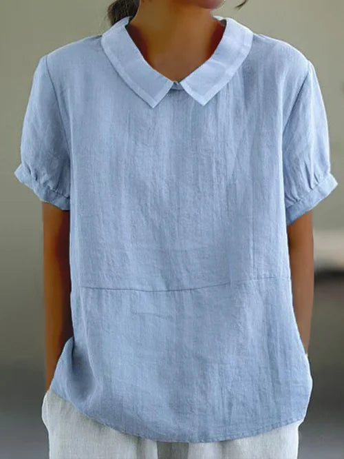Ella Women's Blouse | Classic Collar, Versatile Style 0