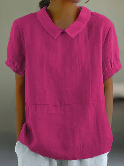 Ella Women's Blouse | Classic Collar, Versatile Style 1
