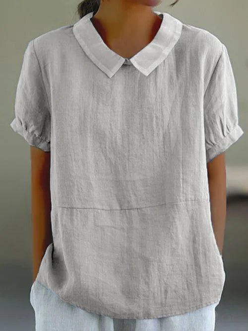 Ella Women's Blouse | Classic Collar, Versatile Style 2