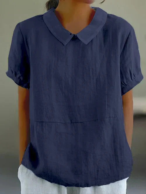 Ella Women's Blouse | Classic Collar, Versatile Style 3