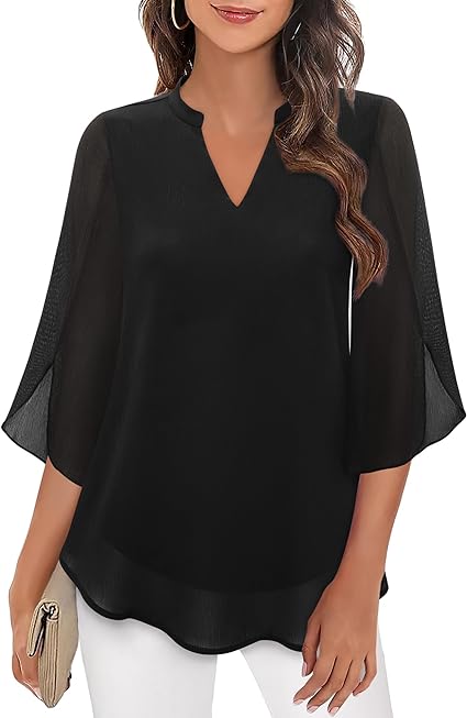 Ella Women's Blouse | Relaxed Fit, Versatile Style for Summer Tops 0