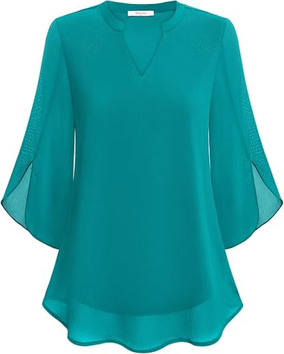 Ella Women's Blouse | Relaxed Fit, Versatile Style for Summer Tops 3