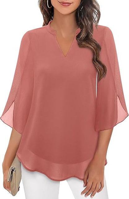 Ella Women's Blouse | Relaxed Fit, Versatile Style for Summer Tops 4