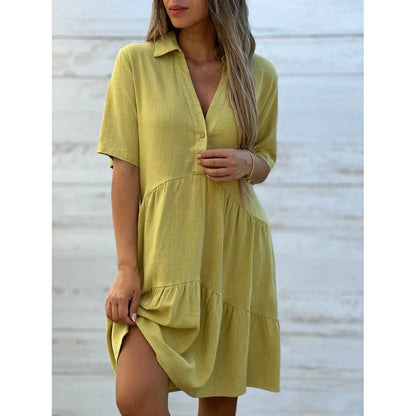 Ella Women's Mini Shirt Dress | Relaxed Fit, Versatile Style 5