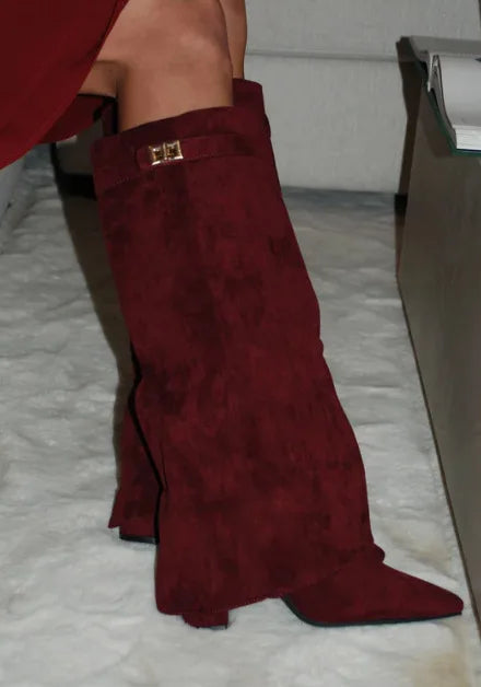 Ella Women's Thigh High Boots | Premium Leather with Buckle Detail 10