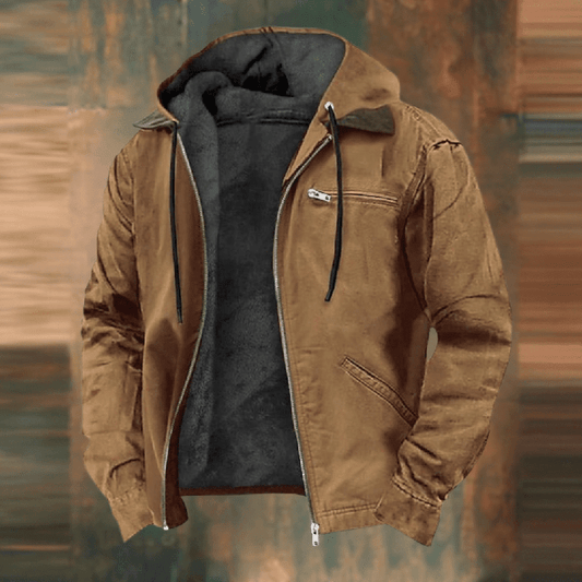 Elliot Men's Casual Jacket | Cozy Hooded Design 0