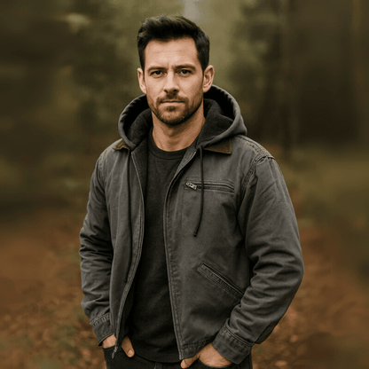 Elliot Men's Casual Jacket | Cozy Hooded Design 5