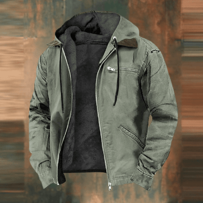 Elliot Men's Casual Jacket | Cozy Hooded Design 6