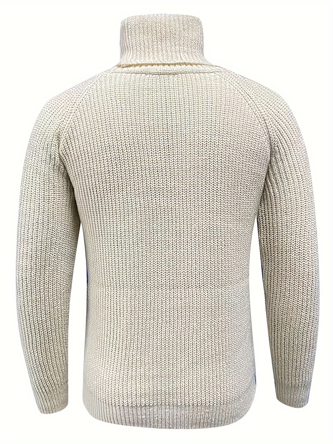 Elliot Men's Winter Sweater | Ribbed High Neck Design 2