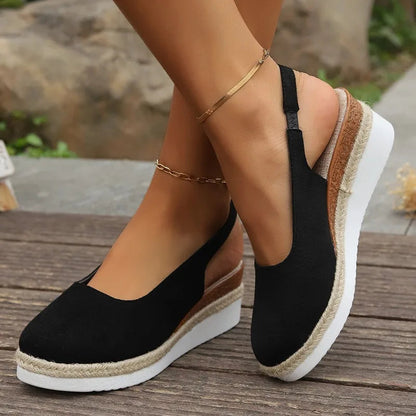 Elysia Women's Black Loafers | Orthopaedic Comfort, Lightweight Design 5