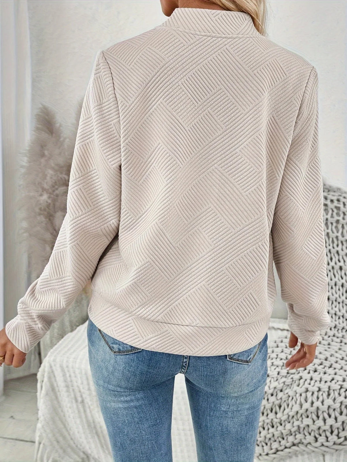 Elysia Women's Quilted Jacket | Lightweight, Zip Closure, Champagne 2