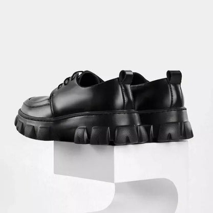 Ethan Men's Casual Leather Shoes | Thick Sole, Slip-On Design 7