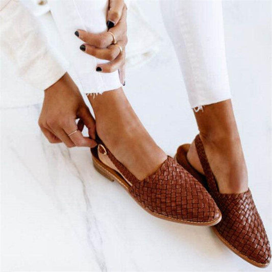 Evelyn Women's Ballet Flats | Elegant Closed Toe Design 0