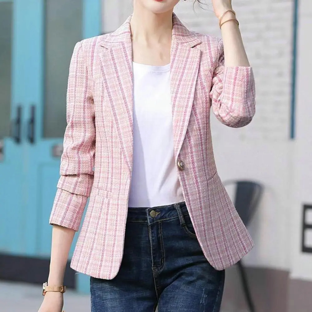 Evelyn Women's Blazer | Tailored Fit, Black, Single-Button Design 3