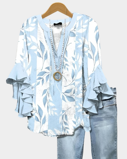 Evelyn Women's Blouse | Premium Breathable Fabric for Summer Elegance 1
