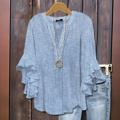 Evelyn Women's Blouse | Premium Breathable Fabric for Summer Elegance 10