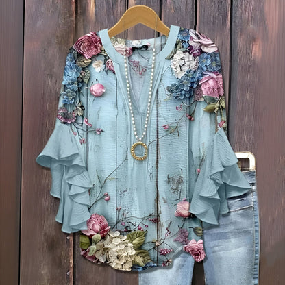 Evelyn Women's Blouse | Premium Breathable Fabric for Summer Elegance 9