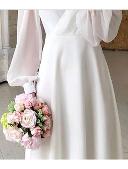 Evelyn Women's Cocktail Dress | Chiffon Sleeves, Elegant Midi 2