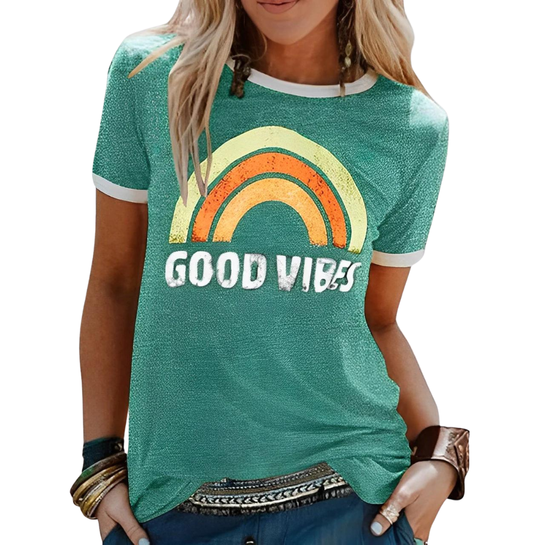Evelyn Women's Crew Neck T-Shirt | Casual Comfort, Versatile Style 5