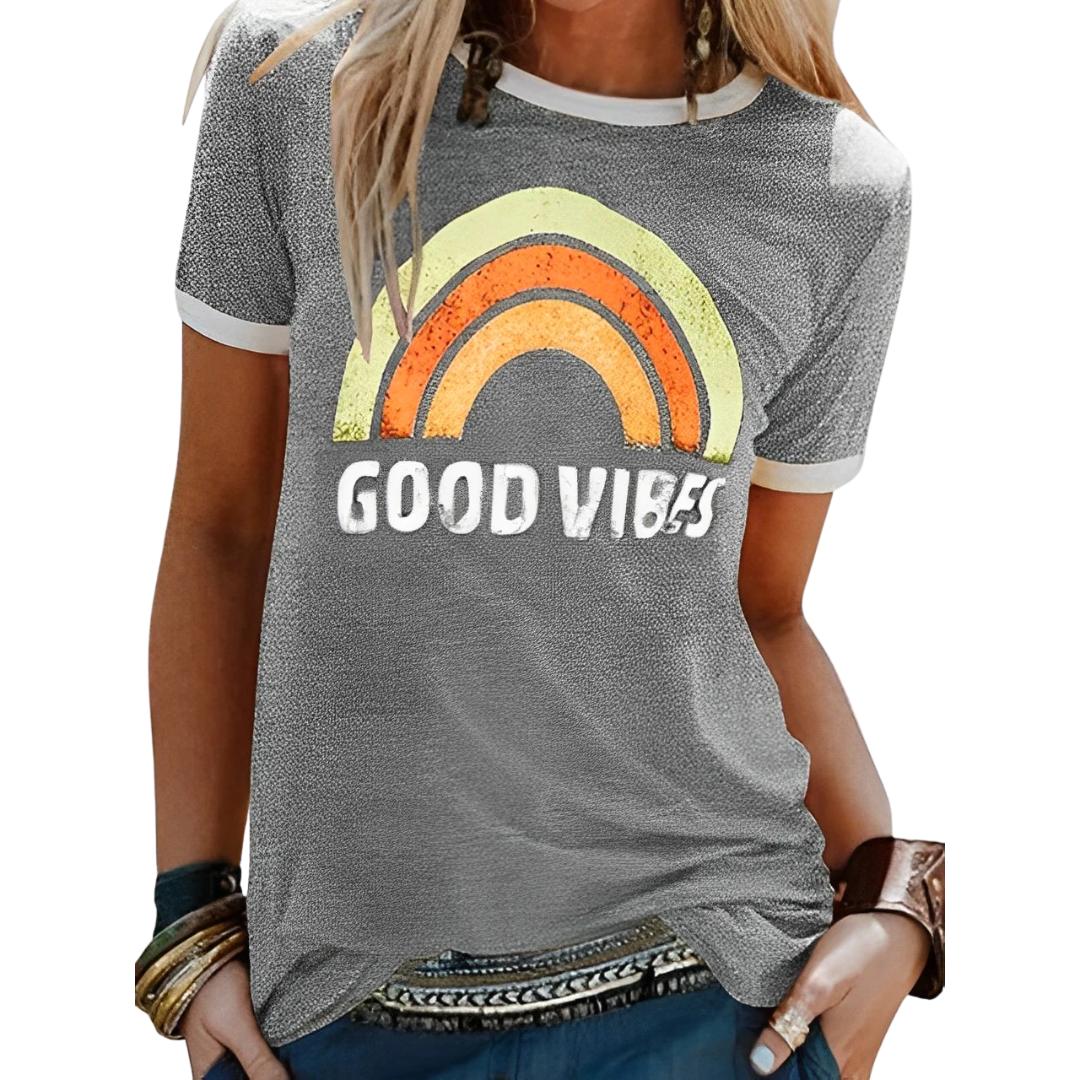 Evelyn Women's Crew Neck T-Shirt | Casual Comfort, Versatile Style 6
