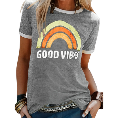 Evelyn Women's Crew Neck T-Shirt | Casual Comfort, Versatile Style 6