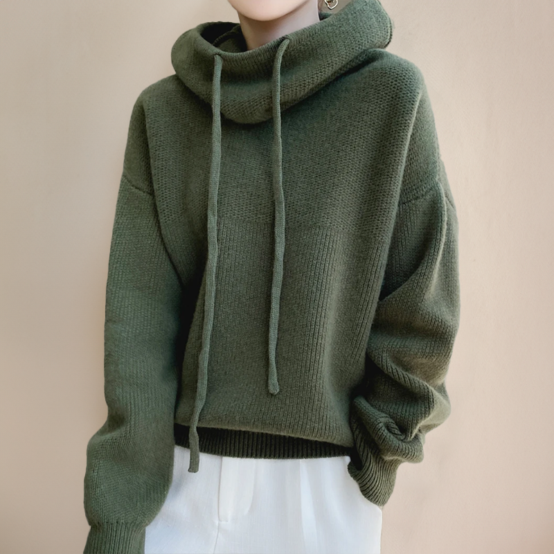 Evelyn Women's Hoodie | Relaxed Fit, Cozy Cowl Neck Sweatshirt 1