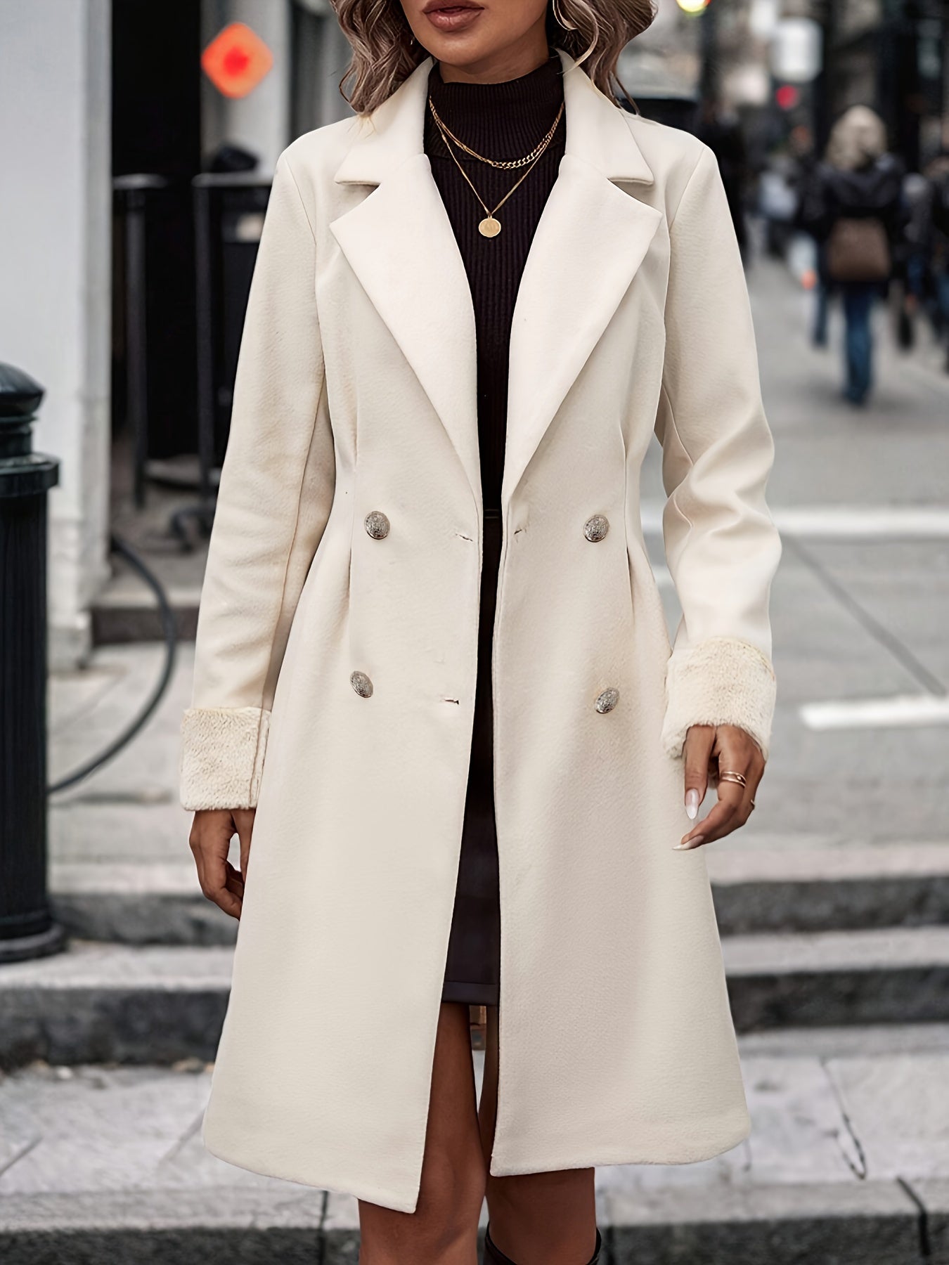 Evelyn Women's Long Coat | Tailored Fit, Elegant Design 2