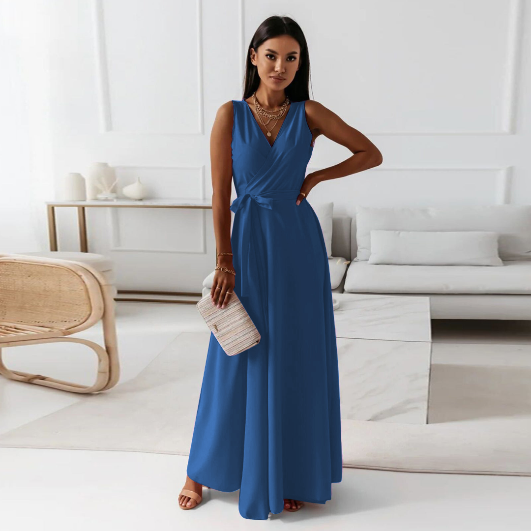 Evelyn Women's Maxi Dress | Flattering Wrap Design 1