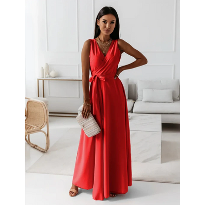 Evelyn Women's Maxi Dress | Flattering Wrap Design 3